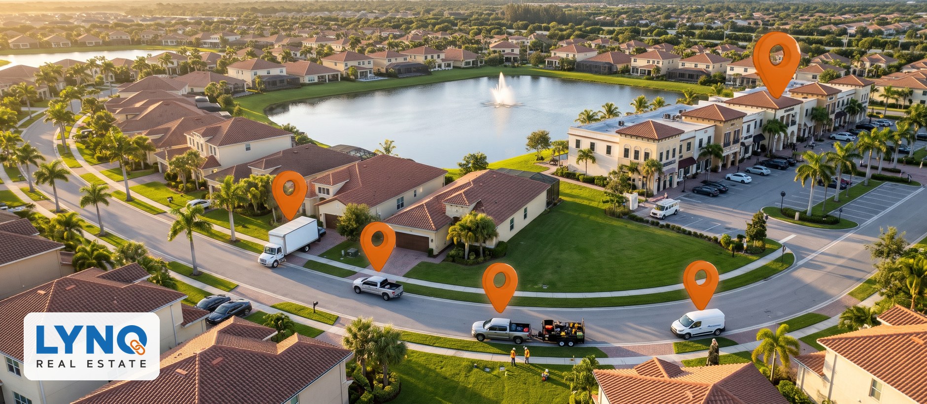 LYNQ Local: real estate vendors at work in a Port St. Lucie neighborhood